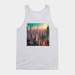 Art deco city art Tank Top